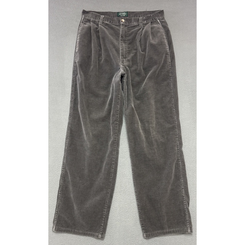 VTG Polo Country Ralph Lauren Pleated Corduroy Pants Mens 32x34 (30x28) USA 90s